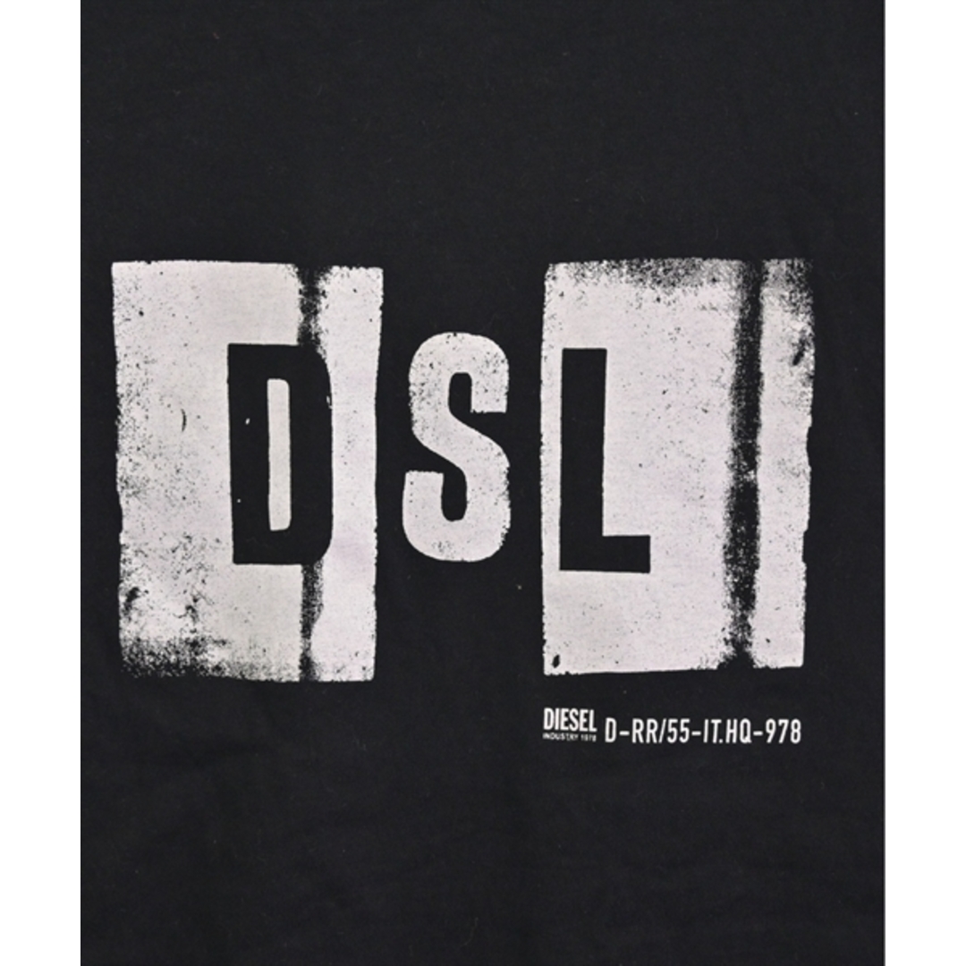 DIESEL(ディーゼル)のDIESEL ディーゼル Tシャツ・カットソー -(S位) 黒 【古着】【中古】 メンズのトップス(Tシャツ/カットソー(半袖/袖なし))の商品写真