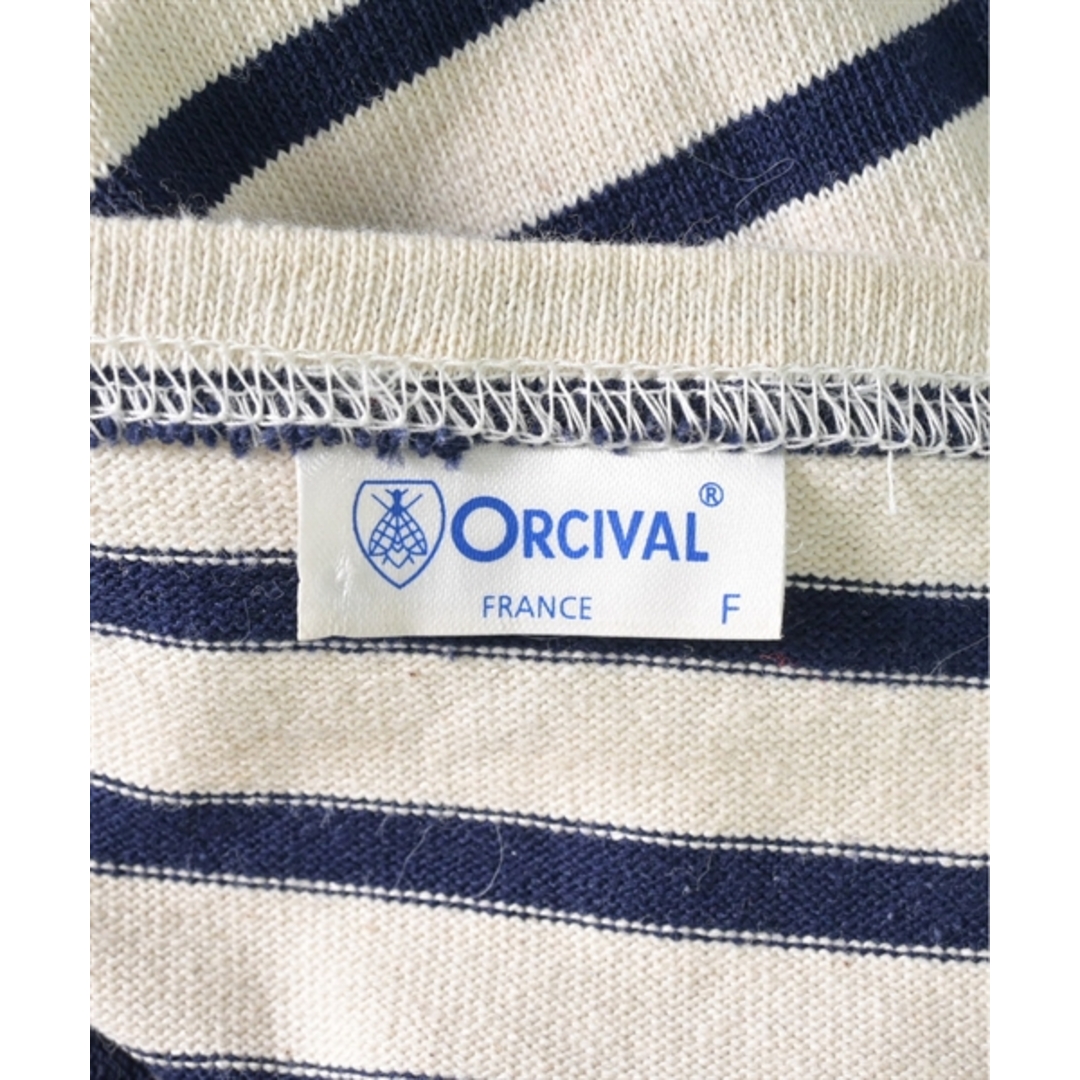 ORCIVAL(オーシバル)のORCIVAL オーシバル ワンピース F 白x紺(ボーダー) 【古着】【中古】 レディースのワンピース(ひざ丈ワンピース)の商品写真