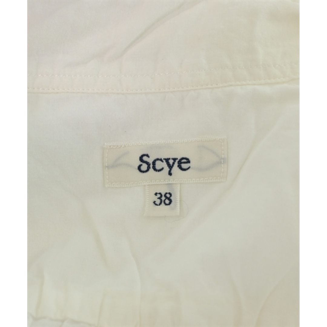 Scye(サイ)のSCYE サイ カジュアルシャツ 38(M位) 白 【古着】【中古】 メンズのトップス(シャツ)の商品写真