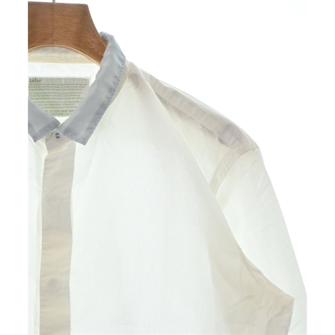 kolor - kolor カラー カジュアルシャツ 2(M位) 白 【古着】【中古】の