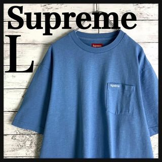 シュプリーム(Supreme)の9085【希少Lサイズ】シュプリーム☆BOXロゴ人気カラー肉厚tシャツ　美品(Tシャツ/カットソー(半袖/袖なし))