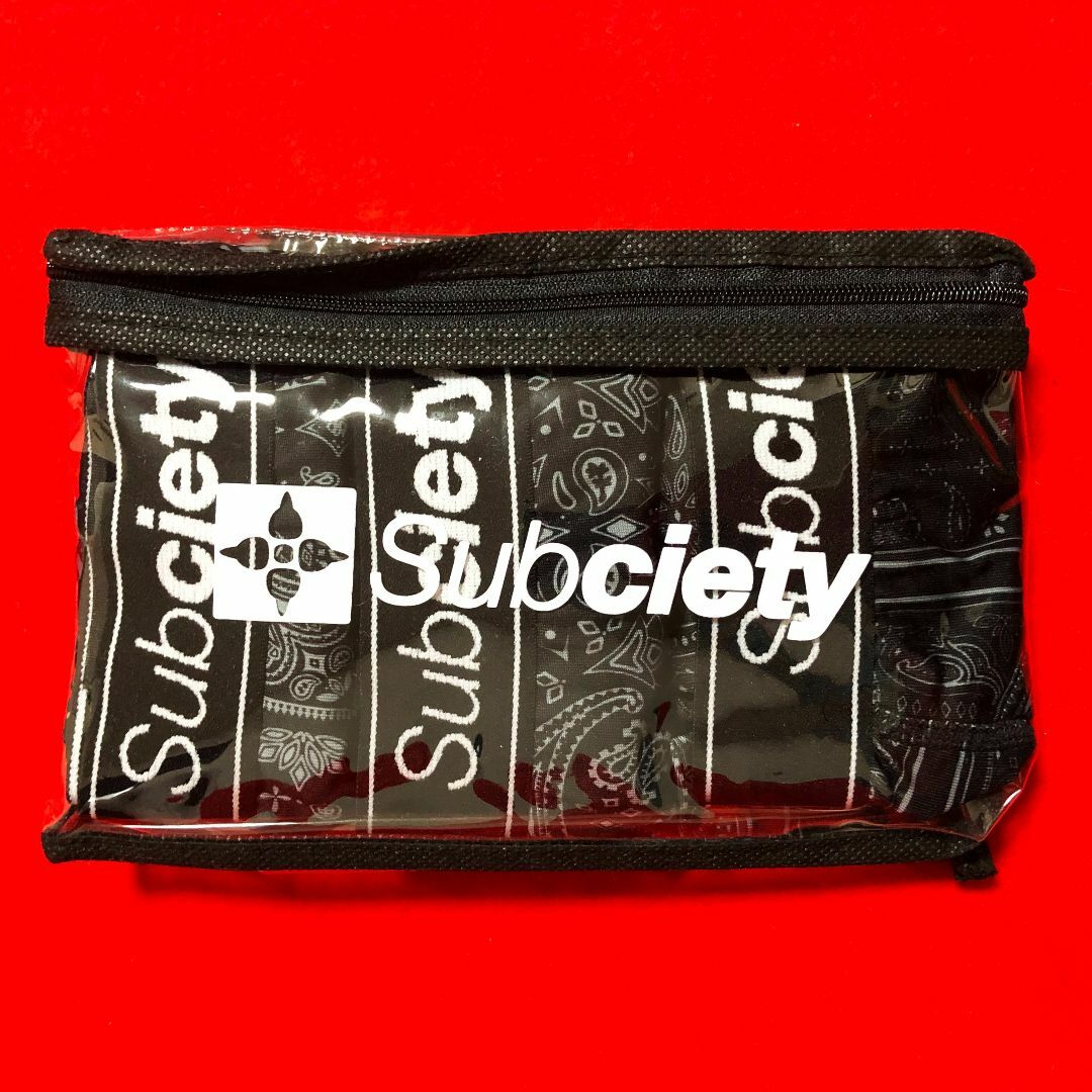 Subciety(サブサエティ)のSUBCIETYボクサーショーツSサイズ3枚セット／ブラック・ペーズリー柄 メンズのアンダーウェア(ボクサーパンツ)の商品写真