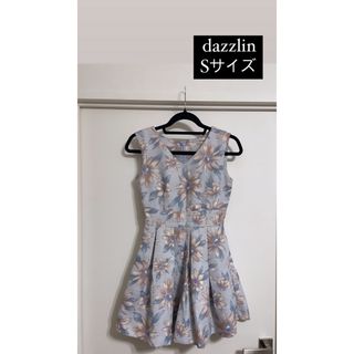 ダズリン(dazzlin)の【新品未使用】花柄ワンピース(ミニワンピース)