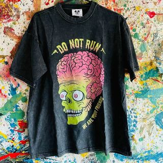 BONE脳 ケミカルウォッシュ リプリント Tシャツ 半袖 メンズ 新品 個性的(Tシャツ/カットソー(半袖/袖なし))