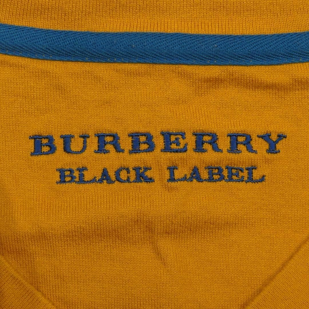 BURBERRY BLACK LABEL(バーバリーブラックレーベル)の廃盤 バーバリーブラックレーベル Tシャツ L ロンT カットソー 黄TJ919 メンズのトップス(Tシャツ/カットソー(七分/長袖))の商品写真