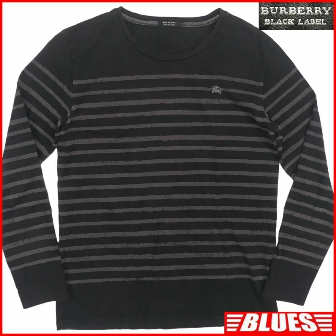 BURBERRY BLACK LABEL(バーバリーブラックレーベル)の廃盤 バーバリーブラックレーベル Tシャツ L ロンT カットソー TJ920 メンズのトップス(Tシャツ/カットソー(七分/長袖))の商品写真