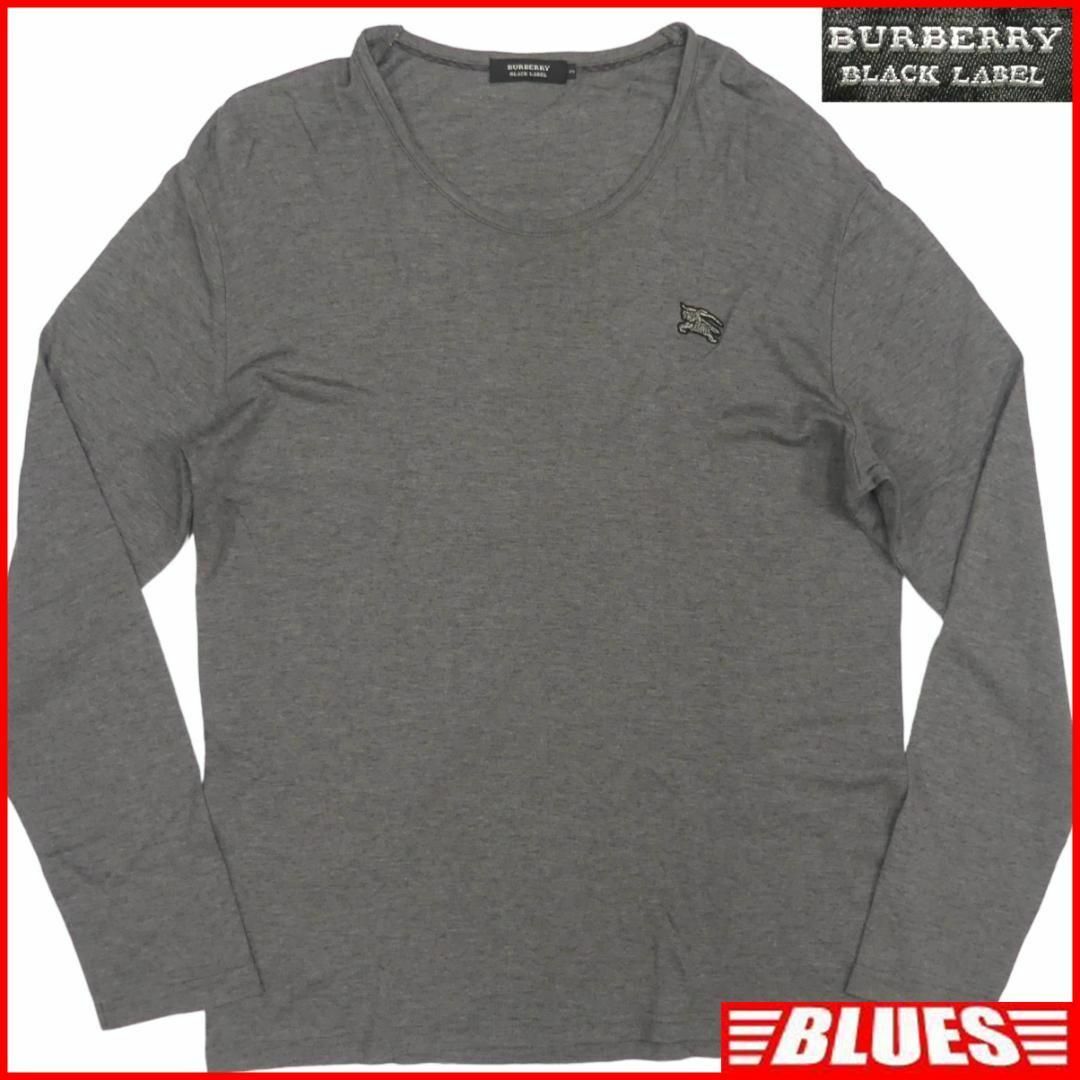 BURBERRY BLACK LABEL(バーバリーブラックレーベル)の廃盤 バーバリーブラックレーベル Tシャツ L ロンT カットソー TJ924 メンズのトップス(Tシャツ/カットソー(七分/長袖))の商品写真