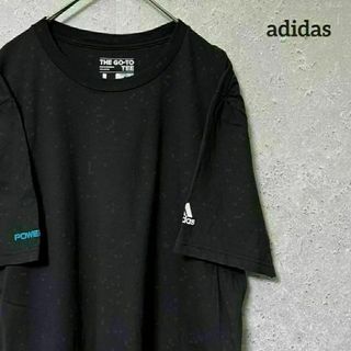 アディダス(adidas)のadidas アディダス Tシャツ 半袖 ワンポイント プリント シンプル L(Tシャツ/カットソー(半袖/袖なし))