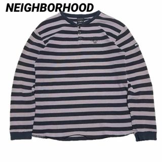 NEIGHBORHOOD SMLX アーカイブ ボーダーヘンリーネックシャツ(Tシャツ/カットソー(七分/長袖))