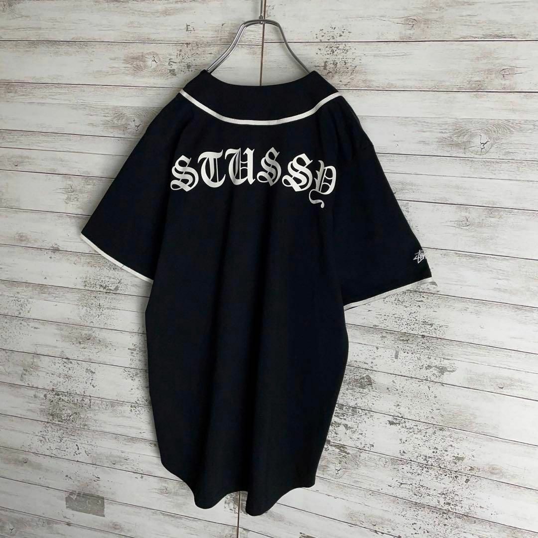 STUSSY(ステューシー)の9114【両面プリント】ステューシー☆定番カラーベースボールシャツ　美品 メンズのトップス(シャツ)の商品写真