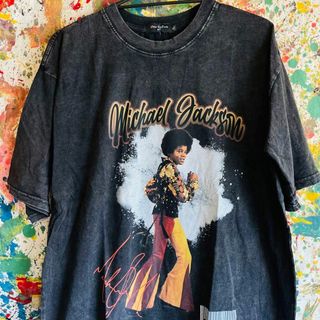 ジャクソン5 ケミカルウォッシュ リプリント Tシャツ 半袖 メンズ 新品(Tシャツ/カットソー(半袖/袖なし))