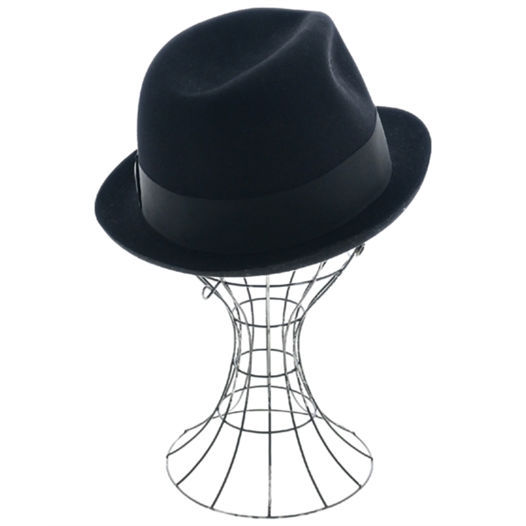 Borsalino(ボルサリーノ)のBorsalino ボルサリーノ ハット 7.125 黒 【古着】【中古】 メンズの帽子(ハット)の商品写真