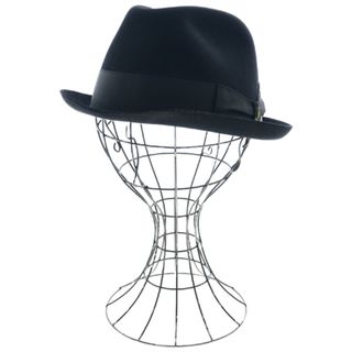 ボルサリーノ(Borsalino)のBorsalino ボルサリーノ ハット 7.125 黒 【古着】【中古】(ハット)