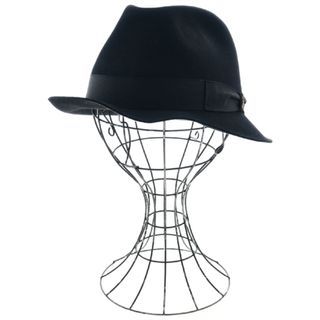 ボルサリーノ(Borsalino)のBorsalino ボルサリーノ ハット 7 黒 【古着】【中古】(ハット)