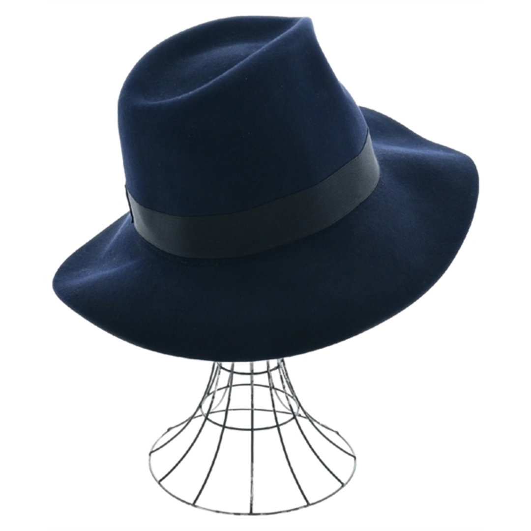 Borsalino(ボルサリーノ)のBorsalino ボルサリーノ ハット 58 紺 【古着】【中古】 メンズの帽子(ハット)の商品写真