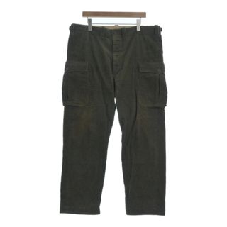 ダブルアールエル(RRL)のRRL ダブルアールエル カーゴパンツ 38(XXL位) カーキ 【古着】【中古】(ワークパンツ/カーゴパンツ)