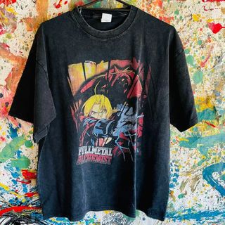 ハガレン ケミカルウォッシュ リプリント Tシャツ 半袖 メンズ 新品 個性的(Tシャツ/カットソー(半袖/袖なし))