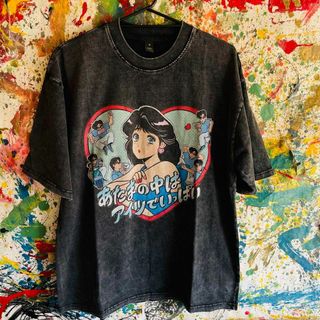 松田聖子 ケミカルウォッシュ 昭和レトロTシャツ 半袖 メンズ 新品 個性的(Tシャツ/カットソー(半袖/袖なし))