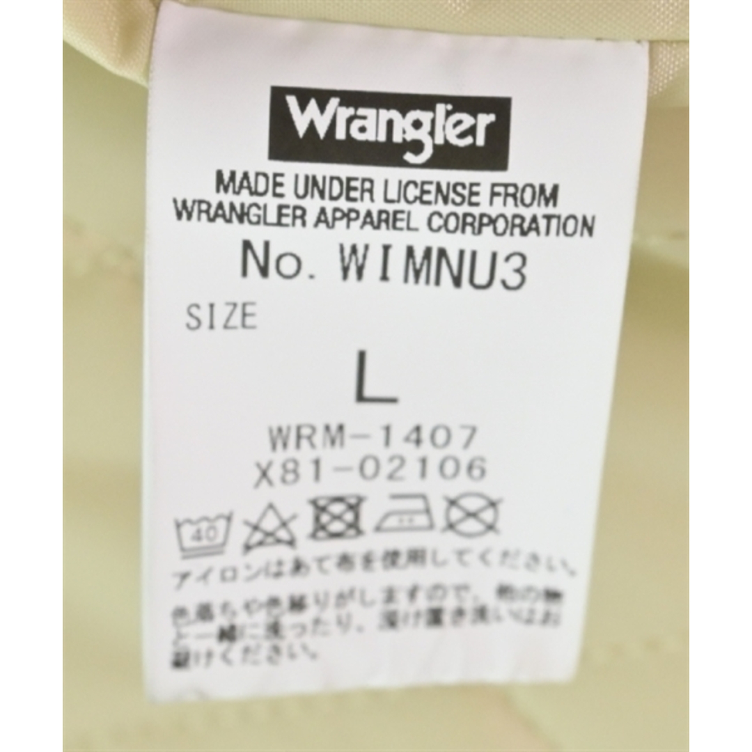 Wrangler(ラングラー)のWrangler ラングラー ブルゾン（その他） L ベージュxアイボリー系 【古着】【中古】 メンズのジャケット/アウター(その他)の商品写真