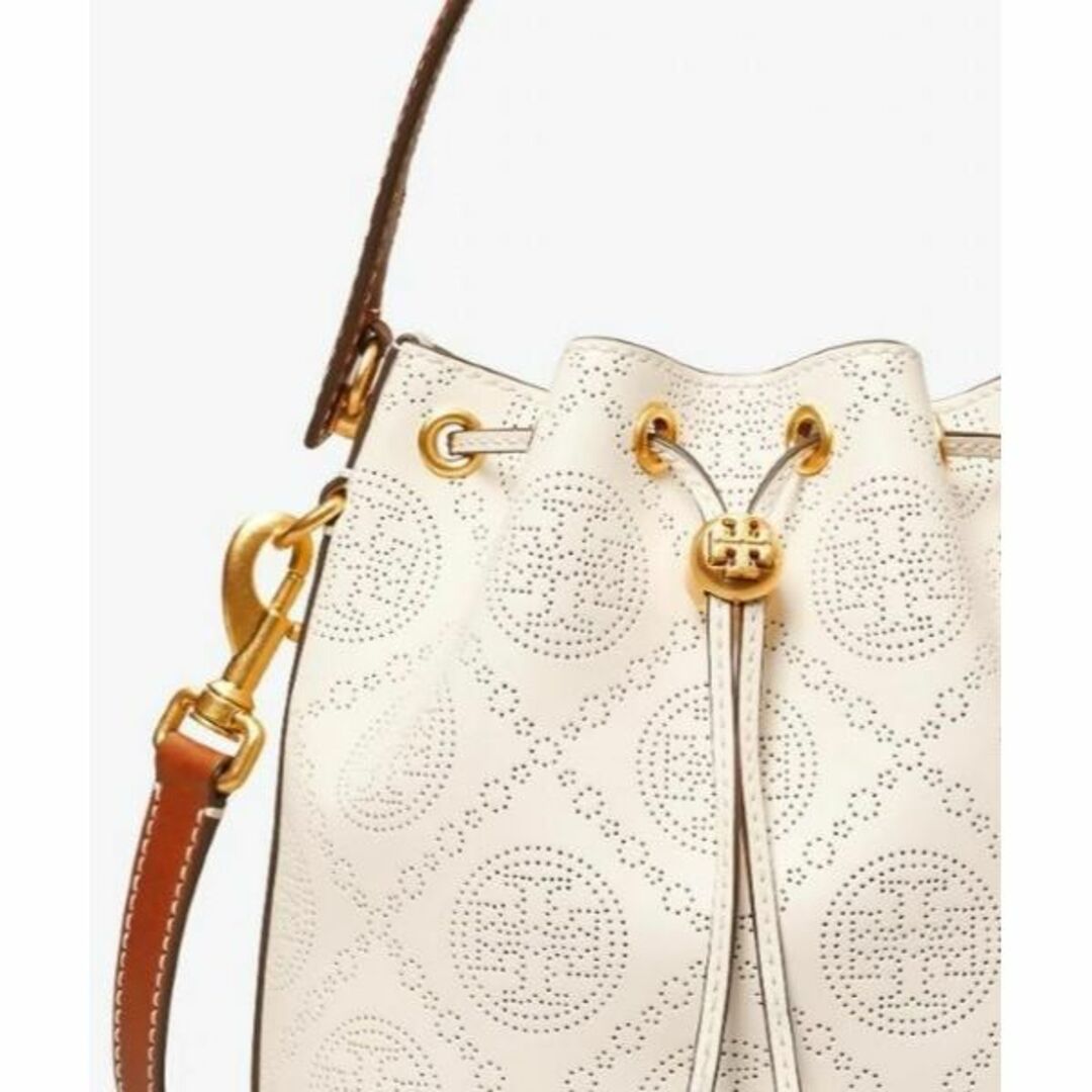 Tory Burch(トリーバーチ)の新品 トリーバーチ Tモノグラム パンチング バケット バッグ レディースのバッグ(ショルダーバッグ)の商品写真