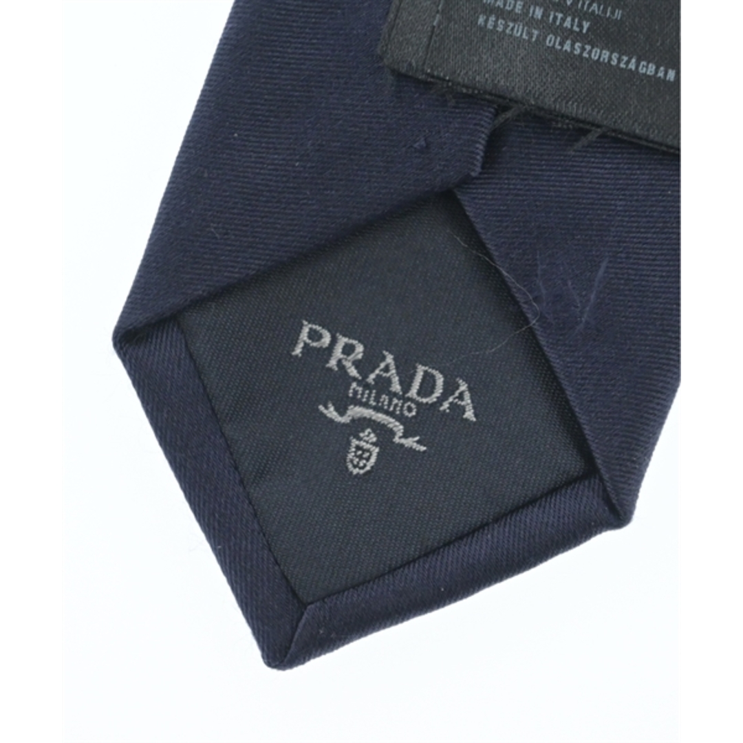 PRADA(プラダ)のPRADA プラダ ネクタイ - 紺 【古着】【中古】 メンズのファッション小物(ネクタイ)の商品写真