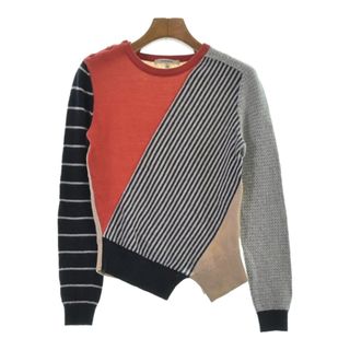 カルヴェン(CARVEN)のCARVEN カルヴェン ニット・セーター S 赤xグレーx紺等 【古着】【中古】(ニット/セーター)