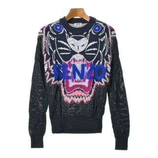 ケンゾー(KENZO)のKENZO ケンゾー ニット・セーター S 紺系x白等 【古着】【中古】(ニット/セーター)