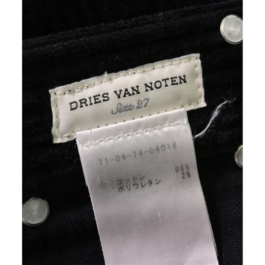 DRIES VAN NOTEN(ドリスヴァンノッテン)のDRIES VAN NOTEN パンツ（その他） 27(M位) 黒 【古着】【中古】 レディースのパンツ(その他)の商品写真