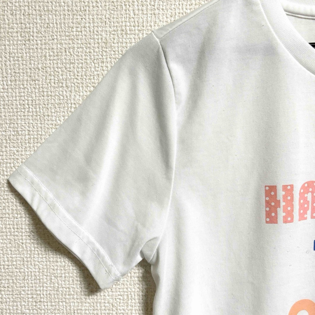 Columbia(コロンビア)の【美品】コロンビア Tシャツ 半袖 ホワイト S 刺繍ロゴ プリント インナー レディースのトップス(Tシャツ(半袖/袖なし))の商品写真