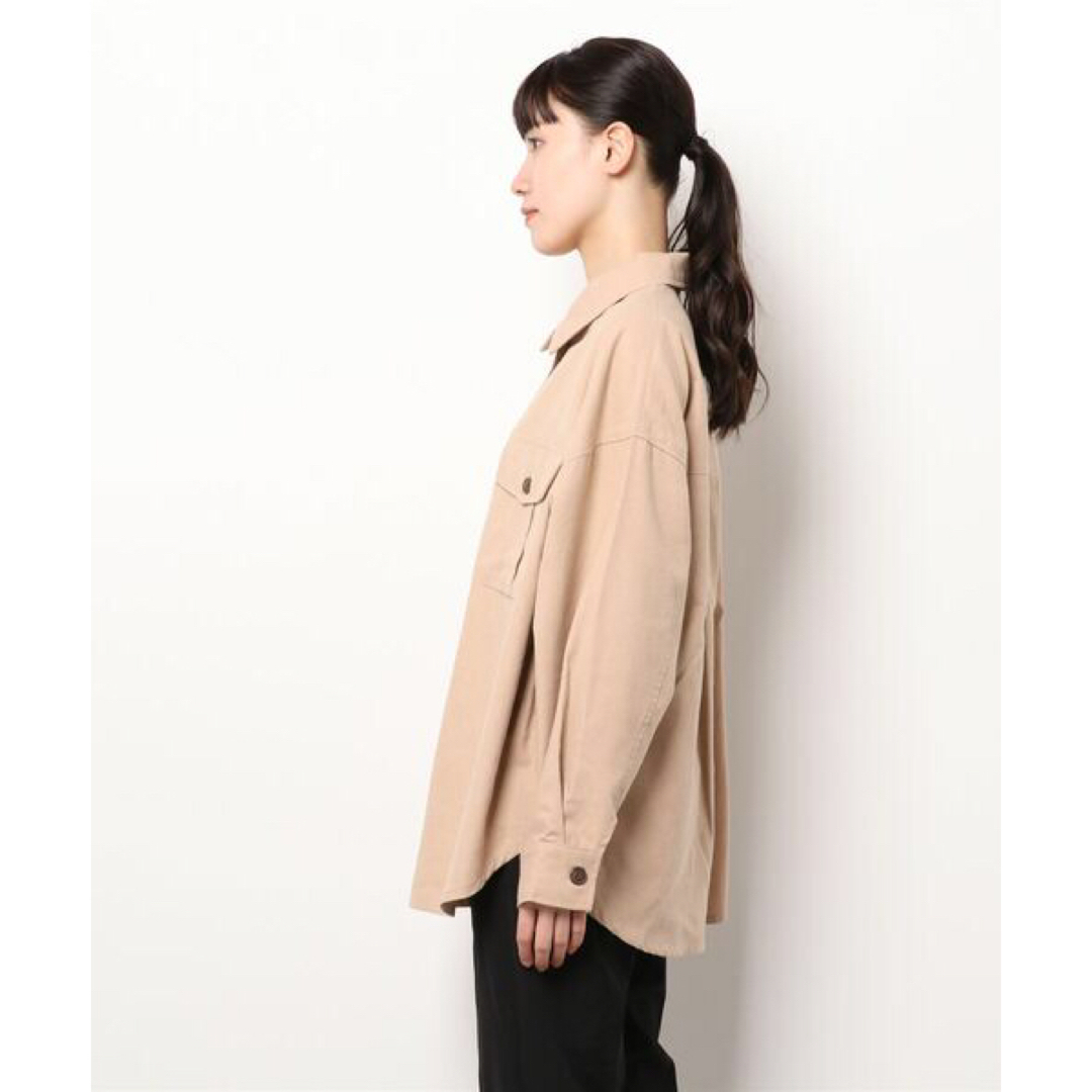 AZUL by moussy(アズールバイマウジー)のAZUL   シャツ ブラウス H/B LOOSE SHIRT レディースのトップス(シャツ/ブラウス(長袖/七分))の商品写真