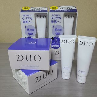 デュオ(DUO)のデュオ ザ クレンジングバーム ホワイト+Wクレイクレンズ ミニ セット　 2個(クレンジング/メイク落とし)