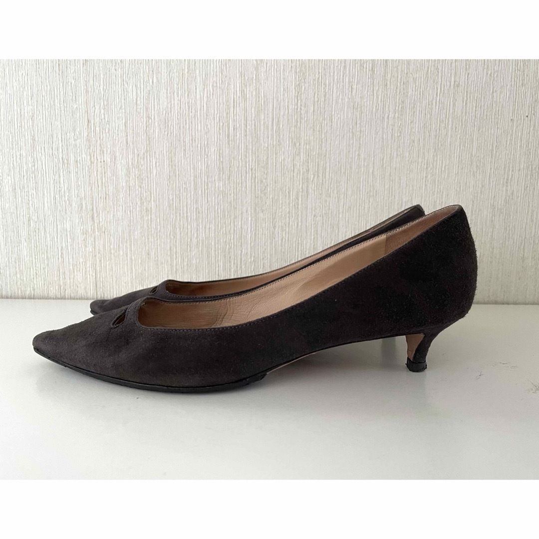 PELLICO(ペリーコ)のPELLICO ANDREA ANELLI 36 23.5cm ダークブラウン レディースの靴/シューズ(ハイヒール/パンプス)の商品写真