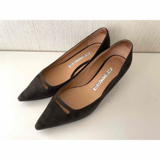 ペリーコ(PELLICO)のPELLICO ANDREA ANELLI 36 23.5cm ダークブラウン(ハイヒール/パンプス)