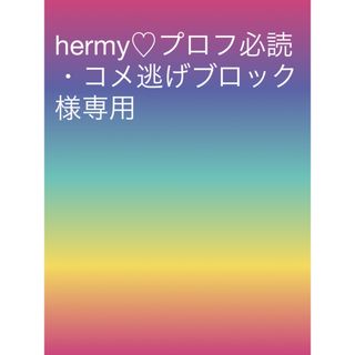 フローフシ(FLOWFUSHI)のhermy♡プロフ必読・コメ逃げブロック様専用ホワイト2本(その他)