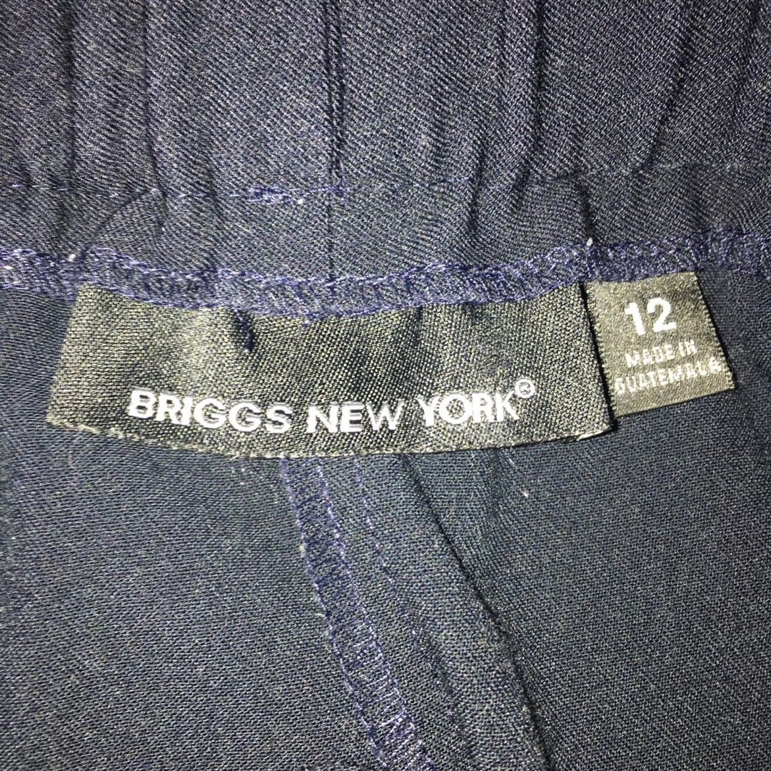 ISSEY MIYAKE(イッセイミヤケ)のBRIGGS NEW YORK ワイドスラックス Black メンズのパンツ(スラックス)の商品写真