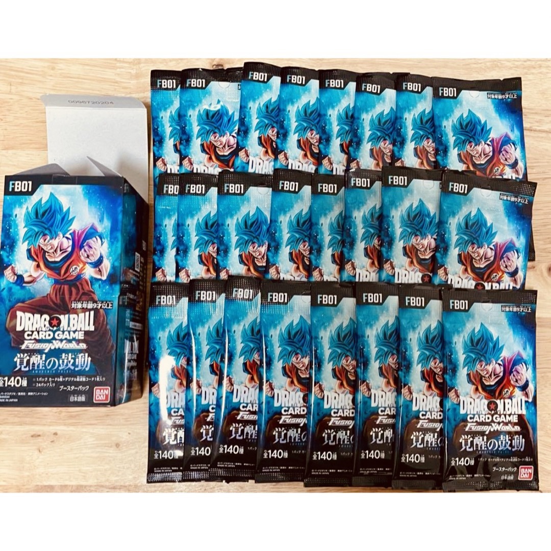 ドラゴンボール(ドラゴンボール)のドラゴンボールスーパーカードゲーム 覚醒の鼓動 1BOX分 24パック 箱付き エンタメ/ホビーのトレーディングカード(Box/デッキ/パック)の商品写真