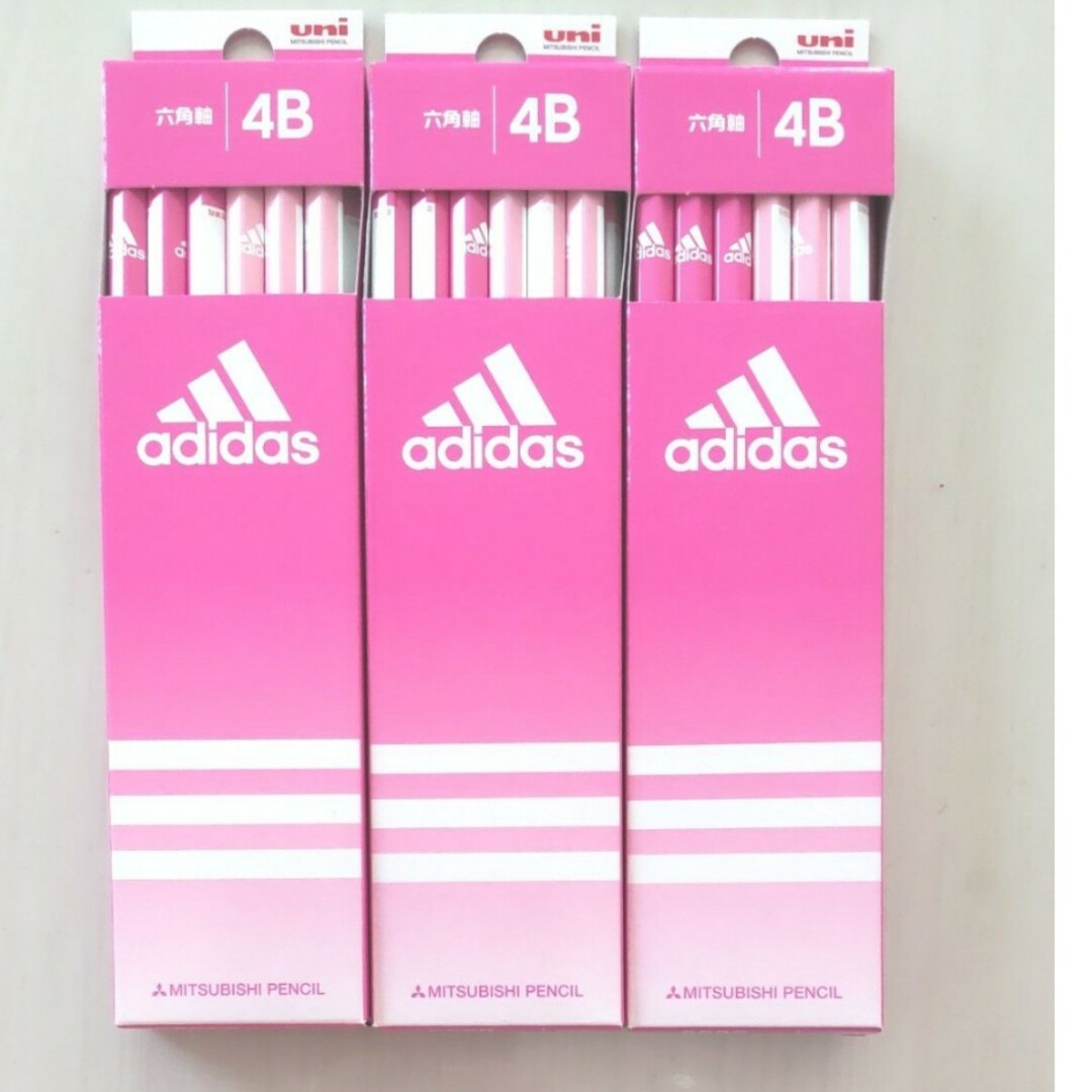 adidas(アディダス)の4Bアディダス かきかた鉛筆 六角軸36本 エンタメ/ホビーのアート用品(鉛筆)の商品写真