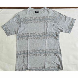 ステューシー(STUSSY)のゴールデンサイズ　ステューシー　胸ポケット付　花柄　ボーダー　ビンテージ　y2k(Tシャツ/カットソー(半袖/袖なし))