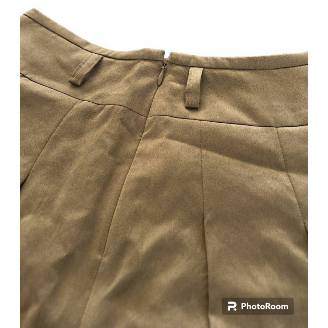 春秋冬スカート ブラウン スカート レディース サイズ:M レディースのスカート(ひざ丈スカート)の商品写真