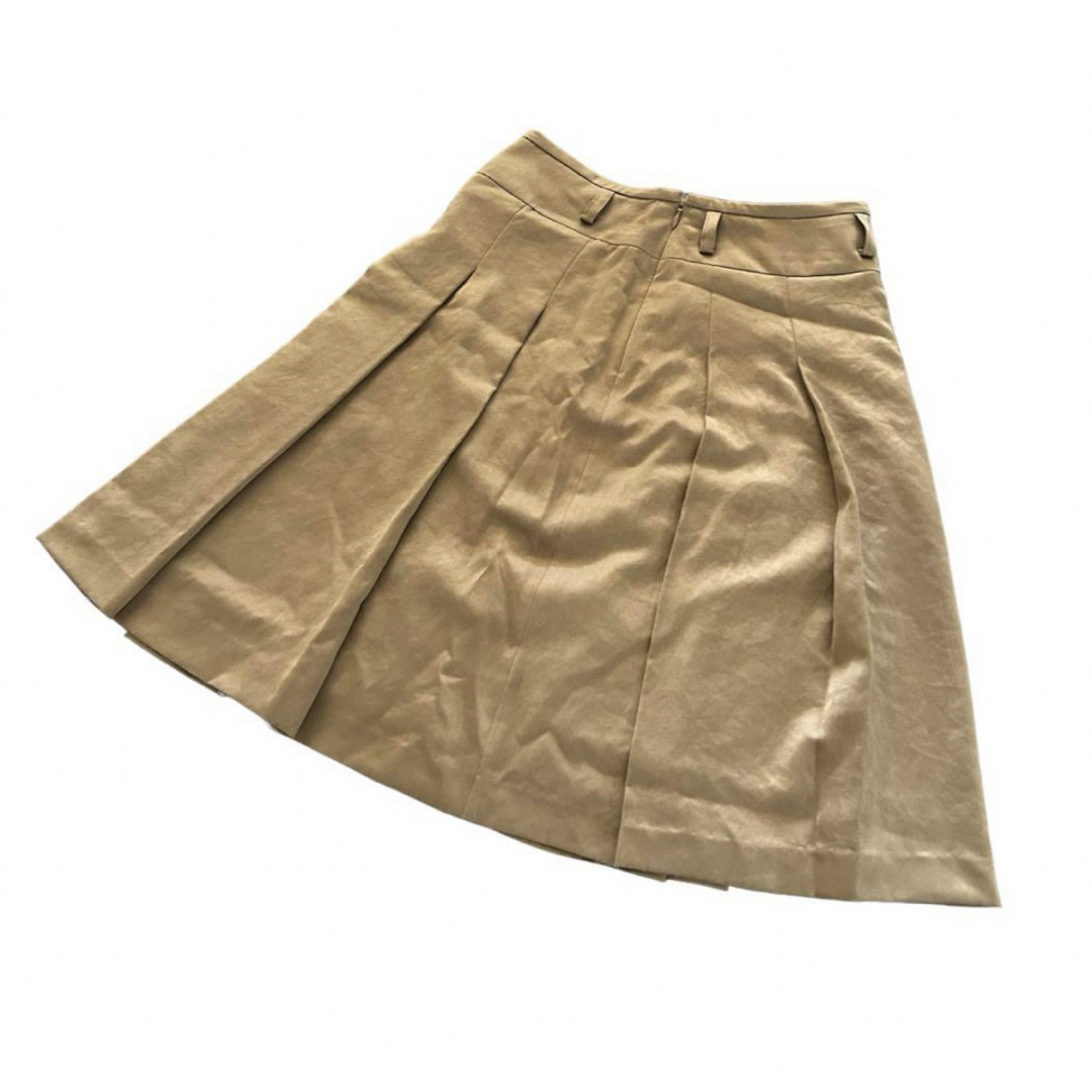 春秋冬スカート ブラウン スカート レディース サイズ:M レディースのスカート(ひざ丈スカート)の商品写真