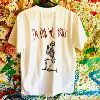 リプリント Tシャツ 半袖 メンズ 新品 個性的 ラッパー HIPHOP(Tシャツ/カットソー(半袖/袖なし))