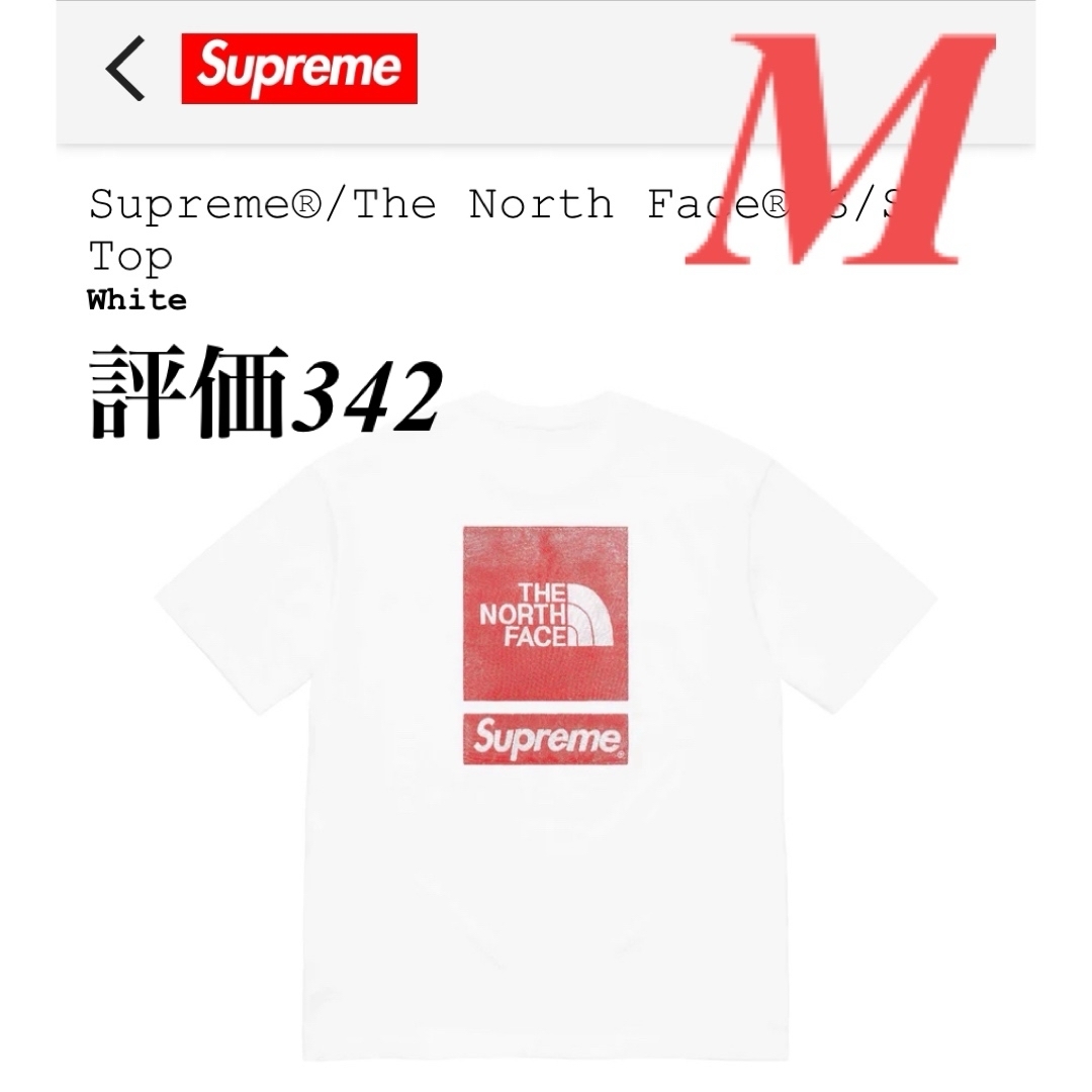 Supreme(シュプリーム)のSupreme × The North Face S/S Top 白 M メンズのトップス(Tシャツ/カットソー(半袖/袖なし))の商品写真