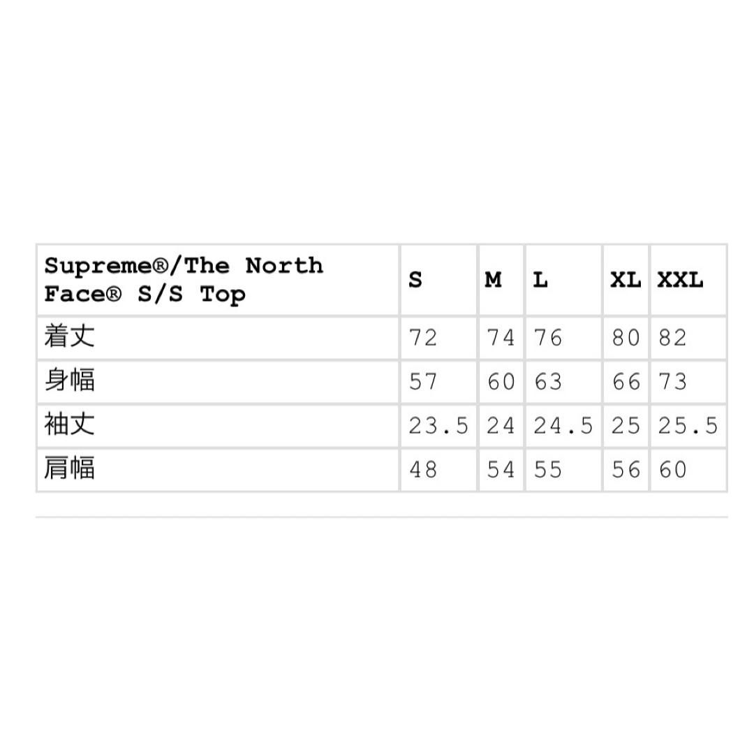 Supreme(シュプリーム)のSupreme × The North Face S/S Top 白 M メンズのトップス(Tシャツ/カットソー(半袖/袖なし))の商品写真