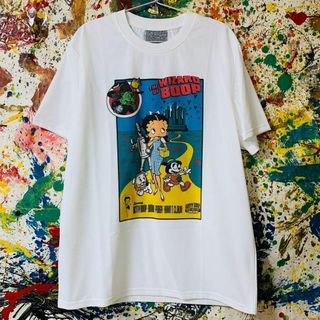 ベティ レトロ リプリント Tシャツ 半袖 メンズ 新品 個性的 白(Tシャツ/カットソー(半袖/袖なし))