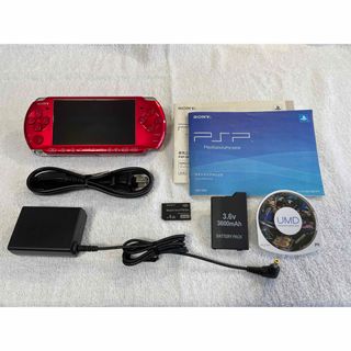 ☆良品☆　PSP-3000 ラディアントレッド