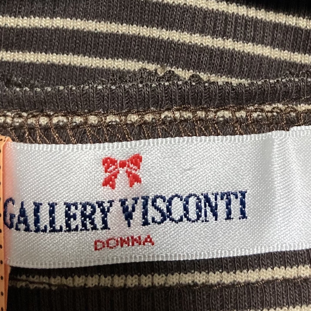 GALLERY VISCONTI(ギャラリービスコンティ)のGALLERY VISCONTI  カットソー　2サイズ レディースのトップス(カットソー(半袖/袖なし))の商品写真
