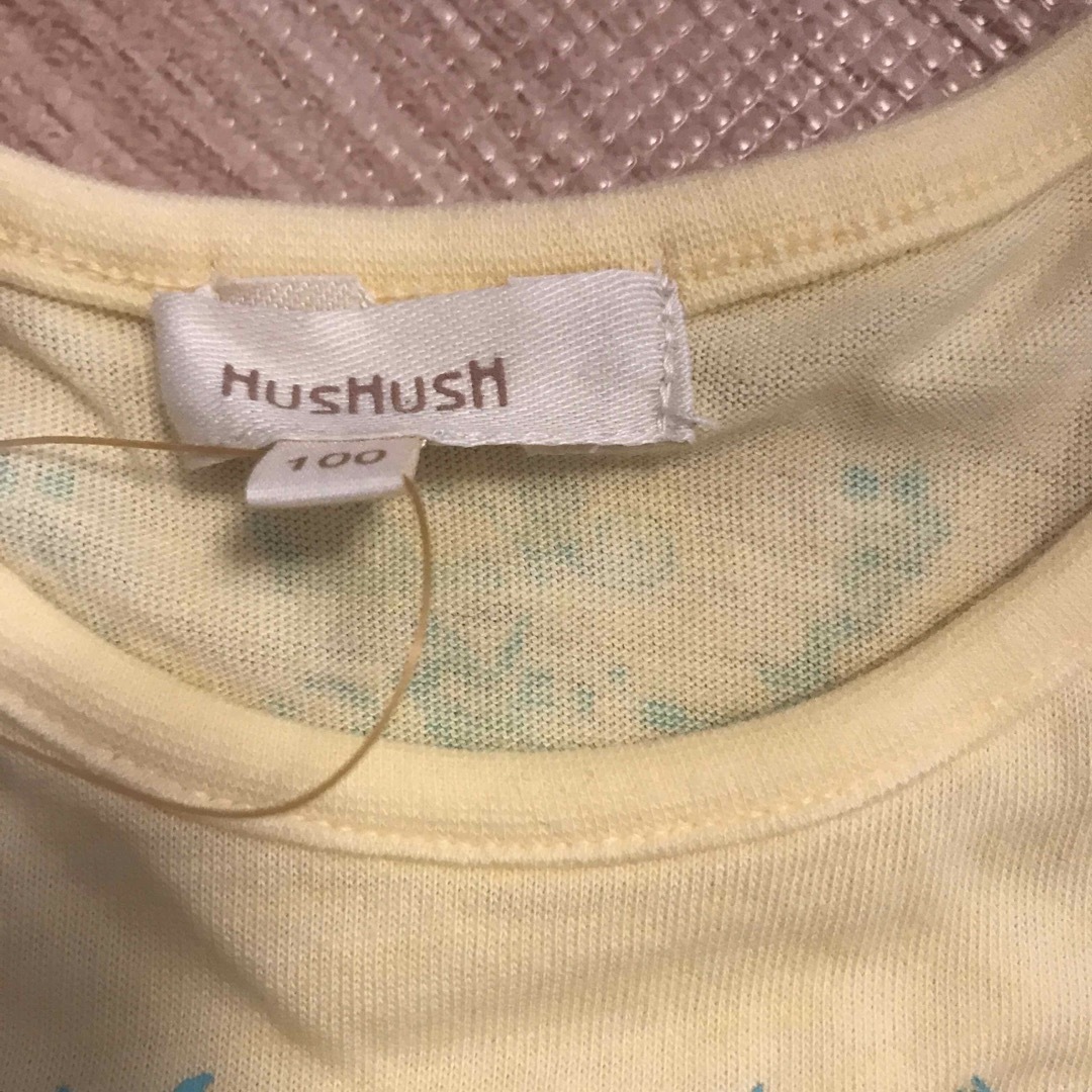 HusHush(ハッシュアッシュ)のハッシュアッシュ　Tシャツ　100 キッズ/ベビー/マタニティのキッズ服女の子用(90cm~)(Tシャツ/カットソー)の商品写真