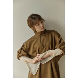 eaphi dolman sleeve docking tops(カットソー(長袖/七分))