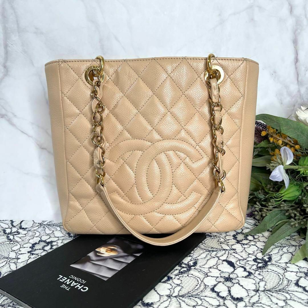 CHANEL(シャネル)のCHANEL シャネル【美品】PST キャビアスキン チェーンショルダーバッグ レディースのバッグ(ショルダーバッグ)の商品写真