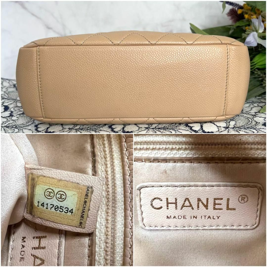 CHANEL(シャネル)のCHANEL シャネル【美品】PST キャビアスキン チェーンショルダーバッグ レディースのバッグ(ショルダーバッグ)の商品写真